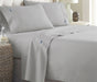 2000TC Bamboo Ultra Cooling Sheet Set | Fast Dry Honeycomb Technology Ramesses Sheets | 5 Sizes - 8 Colours Bed Sheets Single / Grey Ontrendideas Bed and Bath