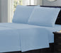 Micro Flannel Warm Polar Fleece Style 4pc Sheet Set | Soft Winter Thermal Sheets | 5 Sizes - 6 Colours Bed Sheets Single / Steel Blue Ontrendideas Bed and Bath