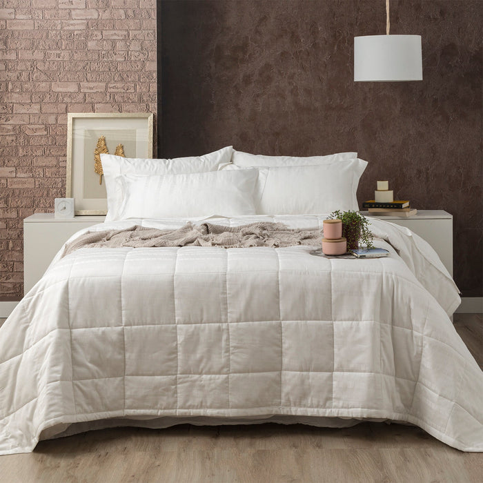 Ddecor Home 500 TC 100% Organic Cotton Jacquard 3pc Comforter Set | 8 Designs - 3 Sizes