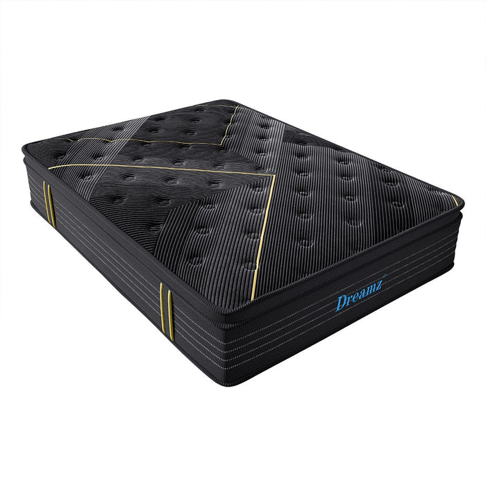 Luxore by Dreamz Bamboo Charcoal Infused Deluxe Mattress | 9 Zone Pocket Spring Support Ultimate Eco Friendly Mattress
