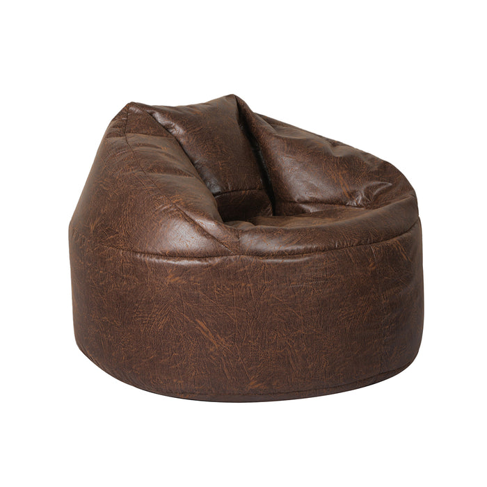 Ottoman Bean Bag Chair Cover PU Indoor Home Game Lounger Seat Lazy Sofa Large