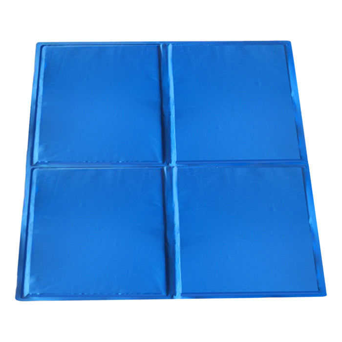 Pawzee Cool Gel Waterproof Pet Bed Mat | Self Cooling Dog Bed | Blue 96x81cm