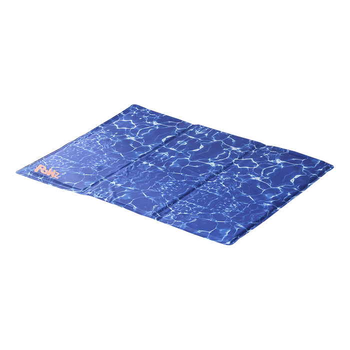 Pawzee Cool Gel Waterproof Pet Bed Mat | Self Cooling Dog Bed | Blue Large
