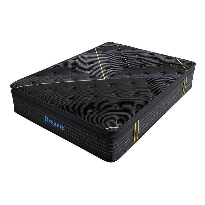 Luxore by Dreamz Bamboo Charcoal Infused Deluxe Mattress | 9 Zone Pocket Spring Support Ultimate Eco Friendly Mattress
