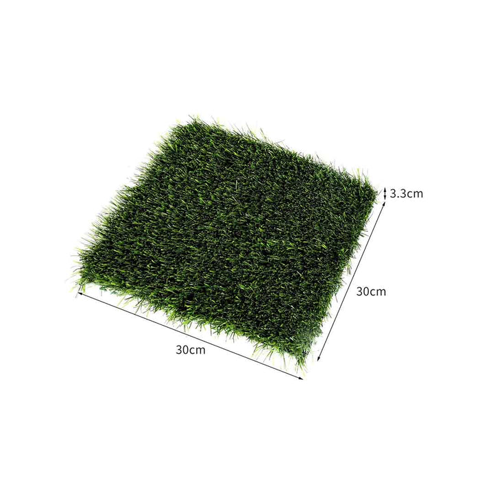 Set of 30 Artificial Grass Floor Tiles | Garden Indoor Outdoor Lawn Grass Tiles