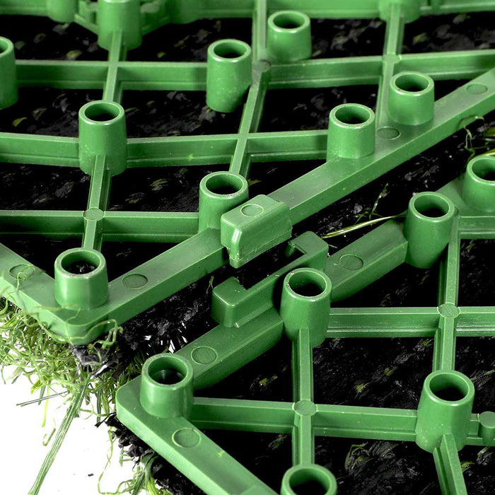 Set of 30 Artificial Grass Floor Tiles | Garden Indoor Outdoor Lawn Grass Tiles