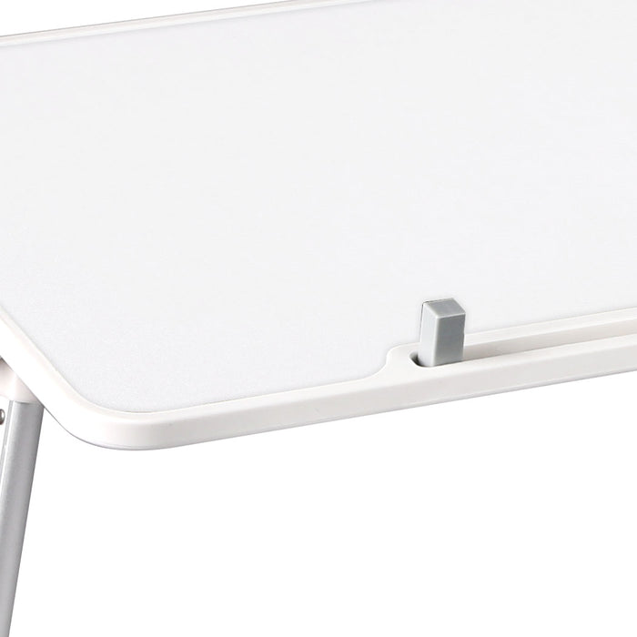 Techsta II 50cm Laptop Desk | Portable Foldable Computer Stand Table in White