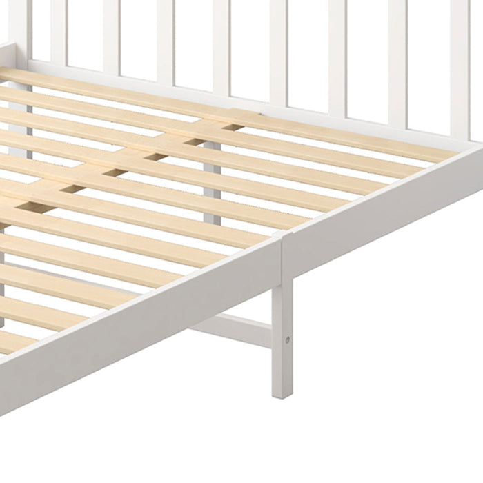 Tiana High Quality Solid Wooden Timber Bed | Easy Assembly Quality Timeber Slat Bed Frame | 4 Sizes - 2 Models - 2 Colours