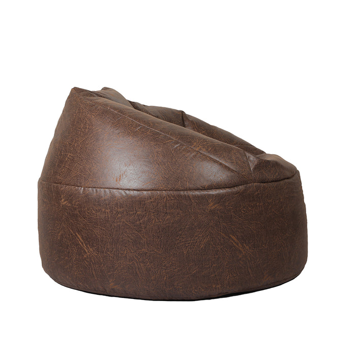 Ottoman Bean Bag Chair Cover PU Indoor Home Game Lounger Seat Lazy Sofa Large