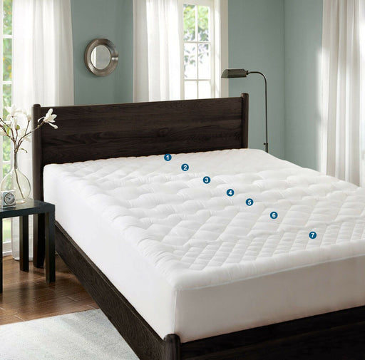 7 Multi Zone Massage 1200GSM Deluxe Mattress Topper | Pressure and Pain Relief 5 Sizes Mattress Topper Ontrendideas Bed and Bath