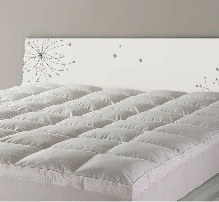 Ramesses Memory Resistant 1000GSM Luxury Mattress Topper Washable 100% Cotton Mattress Topper Ontrendideas Bed and Bath