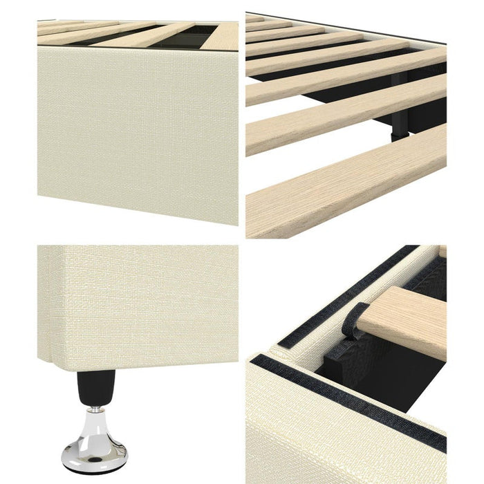 Vienna Luxe Fabric Platform Bed Base |Verstaile Modern Sleek Fabric Bed Base | 5 Sizes - 2 Colours