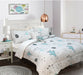 5 Piece Kids Comforter Set | 5pc Childrens Bedding Set | Kids Decor Bedding | 2 Sizes - 12 Designs Quilts & Comforters Single / Cactus Ontrendideas Bed and Bath