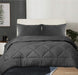 Ultra Soft Cashmere Touch Mink Flannel Comforter Set | Winter Warmth Comforter | 5 Sizes - 5 Colours Quilts & Comforters Single / Charcoal Ontrendideas Bed and Bath
