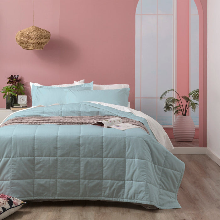 Ddecor Home 500 TC 100% Organic Cotton Jacquard 3pc Comforter Set | 8 Designs - 3 Sizes