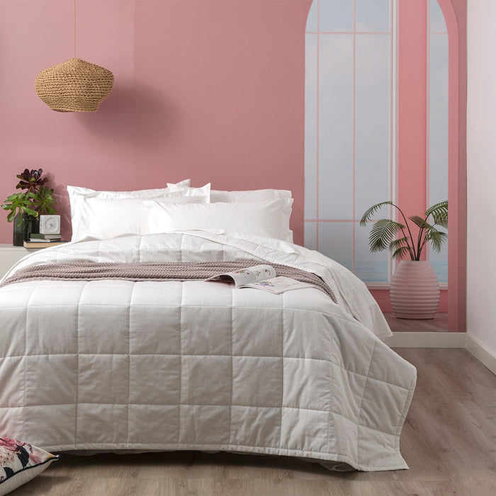 Ddecor Home 500 TC 100% Organic Cotton Jacquard 3pc Comforter Set | 8 Designs - 3 Sizes