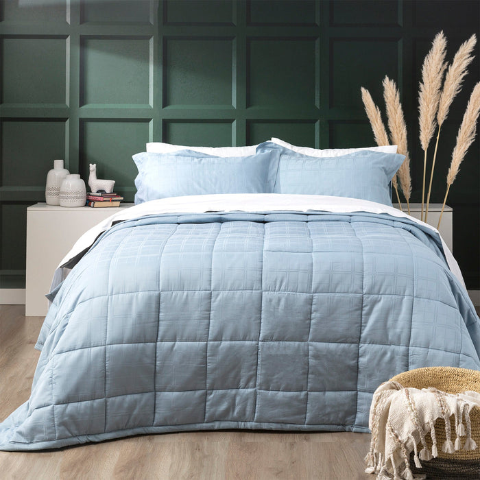 Ddecor Home 500 TC 100% Organic Cotton Jacquard 3pc Comforter Set | 8 Designs - 3 Sizes