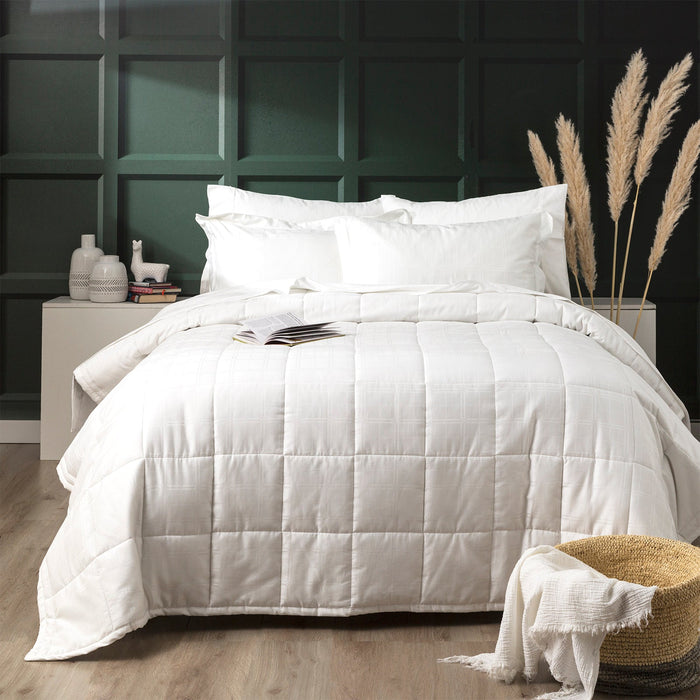 Ddecor Home 500 TC 100% Organic Cotton Jacquard 3pc Comforter Set | 8 Designs - 3 Sizes